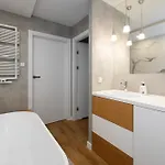 Highest Penthouse In Lodz- Ii Floors With View &free Parking Lodz