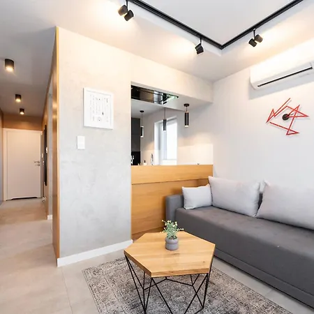 Apartment Highest Penthouse In Lodz- Ii Floors With View &free Parking *