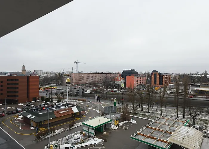 Highest Penthouse In Lodz- Ii Floors With View &free Parking Appartement Łódź