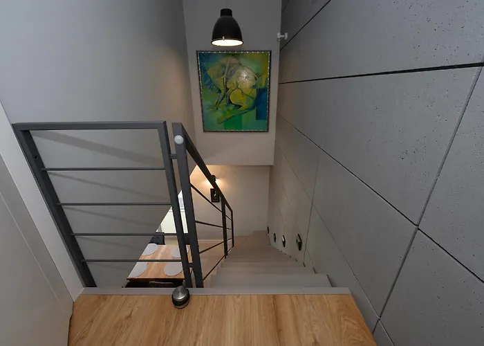 Highest Penthouse In Lodz- Ii Floors With View &free Parking Appartement Łódź